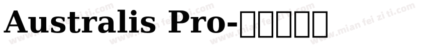 Australis Pro字体转换